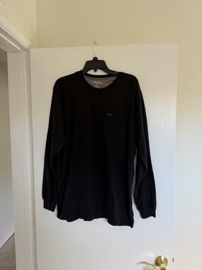 Stanley Black Long Sleeve Pocket Tee